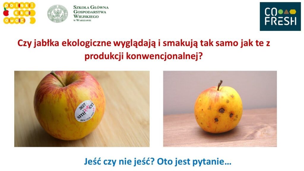 Czy jabłka ekologiczne wyglądają i smakują tak samo - prof. dr hab. Ewa Maria Rembiałkowska SGGW